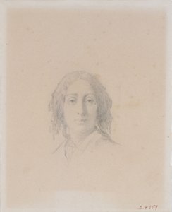 Portret George Sand. autorstwa Alexandre Damien Manceau