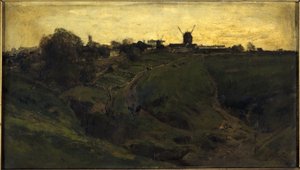 Widok na Montmartre, strona północno-zachodnia autorstwa Alexandre Defaux