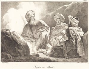 Reszta Arabów autorstwa Alexandre Evariste Fragonard