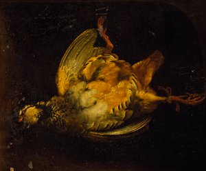 Martwa natura z kuropatwą, obraz Alexandre-Francois Desportes (1661-1743), Francja autorstwa Alexandre Francois Desportes