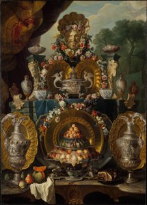 Martwa natura ze srebrem autorstwa Alexandre Francois Desportes