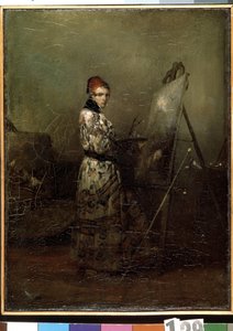 „Autoportret” (autoportret) Obraz Alexandre Gabriel Decamps (1803-1860) 1830 Ermitaż, Sankt Petersburg autorstwa Alexandre Gabriel Decamps