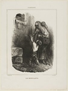 Żebracy autorstwa Alexandre Gabriel Decamps