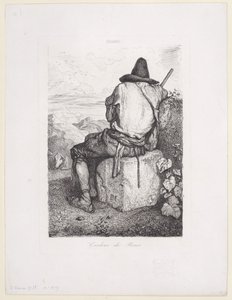 Hodowca świń, 1843. autorstwa Alexandre Gabriel Decamps