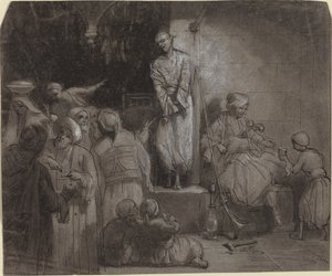 Targ niewolników [odbyt] autorstwa Alexandre Gabriel Decamps
