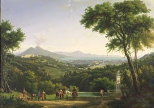 Widok Neapolu z Capodimonte, 1813
