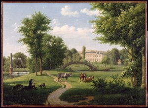 Widok na Chateau de Villers-Saint-Paul, niedaleko Senlis