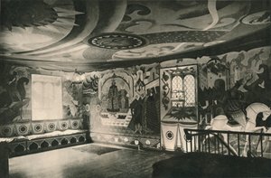 Dekoracje w Sali, ok. 1927 autorstwa Alexandre Jacovleff