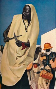 Taniec Kuli-Kuta, Niamey, 1926 autorstwa Alexandre Jacovleff