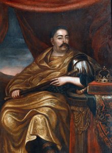 Portret Jana III Sobieskiego (1629-1696) Króla Polski"" XVII wiek - Portret Jana III Sobieskiego (1629-1696), Króla Polski i Wielkiego Księcia Litewskiego - Tricius, Jan (ok. 1620-ok. 1692) - - Olej na płótnie - 162x114 cm - Muzeum Pałac w Wilanowie autorstwa Alexandre Jan Tricius
