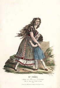 Ballerina Miss Marie Cheza jako Jenny w balecie-pantomimy Jenny Jean-Louis Aumer, Panorama Dramatique