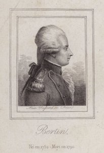 Antoine de Bertin , francuski poeta (grafika) autorstwa Alexandre Massard