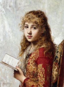 Kontemplacja, autorstwa Alexei Alexevich Harlamoff