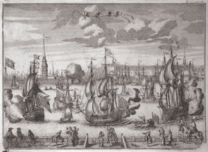 Widok Sankt Petersburga, 1727