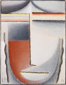 Zimowy nastrój Abstrakcyjna głowa, 1932.