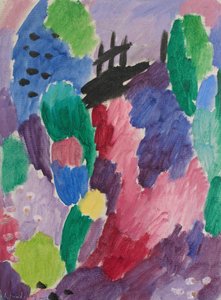 Czerwona Droga, St. Prex, 1915. autorstwa Alexej von Jawlensky