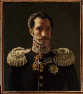 Portret Leonty Wasiliewicza Dubelta (1792-1862), szefa sztabu korpusu żandarmerii. (Portret LV Dubelta, szefa sztabu Korpusu Żandarmów). Obraz Aleksieja Wasiljewicza Tyranowa (1808-1859), olej na płótnie
