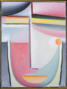 Abstrakcyjna głowa: Symfonia w różu autorstwa Alexej von Jawlensky