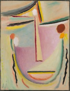 Abstrakcyjna głowa autorstwa Alexej von Jawlensky