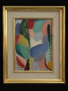 Ulica Niebieska, 1916 autorstwa Alexej von Jawlensky