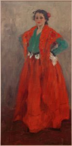 Helene w hiszpańskim stroju autorstwa Alexej von Jawlensky
