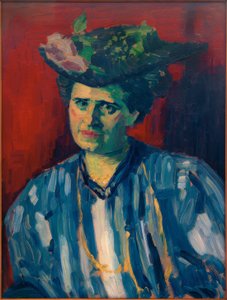 Portret Jadwigi Kubin autorstwa Alexej von Jawlensky