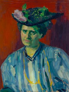 Portret Hedwig Kubin autorstwa Alexej von Jawlensky