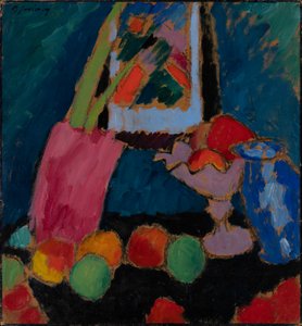 Martwa natura z fioletową misą autorstwa Alexej von Jawlensky