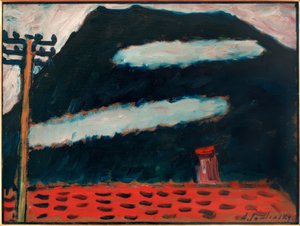 Dwie białe chmury autorstwa Alexej von Jawlensky