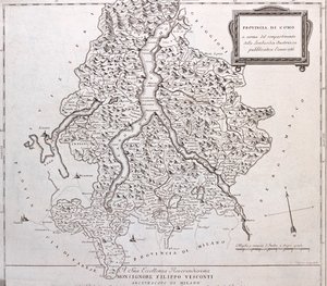 Como i jezioro Lugano, Como i Lecco, Włochy - by A