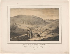 Graf van Napoleon op Sint-Helena Grób Napoleona w Ste. Helena (tytuł na obiekcie) autorstwa Alexis Bafcop