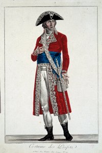Grawerowanie prefekta w czerwonym kostiumie autorstwa Alexisa Chataigniera (1772-1817) autorstwa Alexis Chataigner