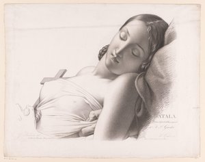 Atala (tytuł na obiekcie) autorstwa Alexis François Girard