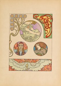 Dokumenty dekoracyjne, 1902. autorstwa Alfons Marie Mucha