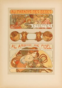 Dokumenty dekoracyjne, 1902. autorstwa Alfons Marie Mucha