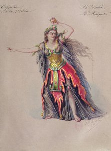 Projekt kostiumu na Discord w balecie „Coppelia” Leo Delibesa (1836-91)
