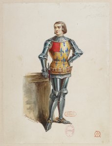 Halévy - La magicienne - modele kostiumów autorstwa Alfreda Alberta - 03. (Réné), M. Gueymard, 1. kostium autorstwa Alfred Albert