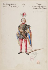Halévy - La magicienne - modele kostiumów autorstwa Alfreda Alberta - 09. Strona. Osiem dodatków autorstwa Alfred Albert