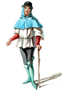 Halévy - La magicienne - modele kostiumów autorstwa Alfreda Alberta - 15. Paysan (retusz)