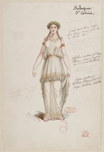 Halévy - La magicienne - modele kostiumów autorstwa Alfreda Alberta - 21. Mélusine, 3. kostium autorstwa Alfred Albert