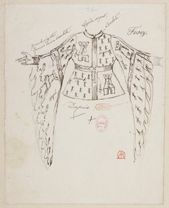 Halévy - La magicienne - modele kostiumów autorstwa Alfreda Alberta - 34. Panowie Fosez, Dupuis, Ponceau autorstwa Alfred Albert