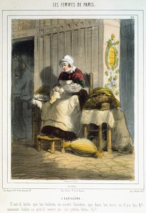 Sprzedawca ostryg, z filmu Kobiety z Paryża, 1841-42