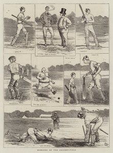 Humory na boisku krykieta autorstwa Alfred Chantrey Corbould