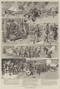 Humory obozu wolontariuszy autorstwa Alfred Chantrey Corbould