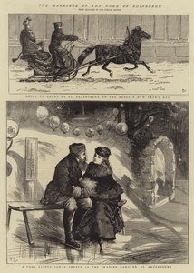 Małżeństwo księcia Edynburga autorstwa Alfred Chantrey Corbould