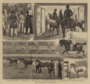 Metropolitan Horse-Show autorstwa Alfred Chantrey Corbould