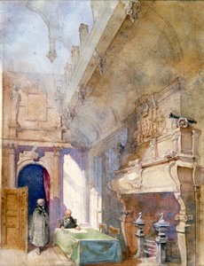 „Salle-a-Manger, Charterhouse”, Londyn, 1913 autorstwa Alfred Charles Conrade