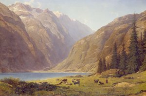 Nieznany obraz autorstwa Alfred Chavannes