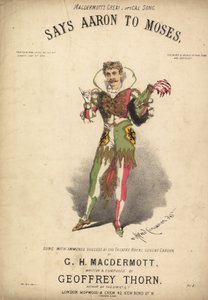 Mówi Aaron do Mojżesza autorstwa Alfred Concanen