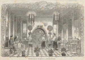 Salon w domu chińskiego szlachcica autorstwa Alfred Crowquill
